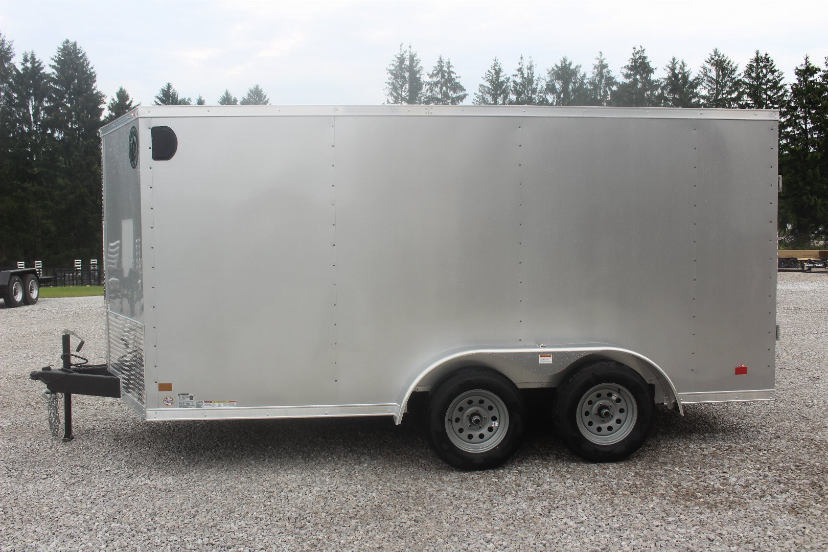 New 2026 Darkhorse Cargo 7' x 14' Enclosed Trailer - Ramp Door - 6' Interior Height - 7000# GVW