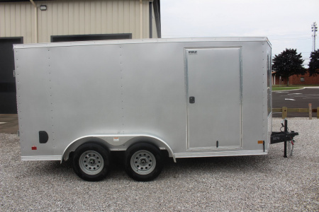 New 2026 Darkhorse Cargo 7' x 14' Enclosed Trailer - Ramp Door - 6' Interior Height - 7000# GVW