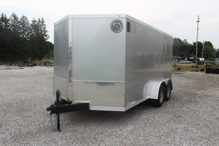 New 2026 Darkhorse Cargo 7' x 14' Enclosed Trailer - Ramp Door - 6' Interior Height - 7000# GVW