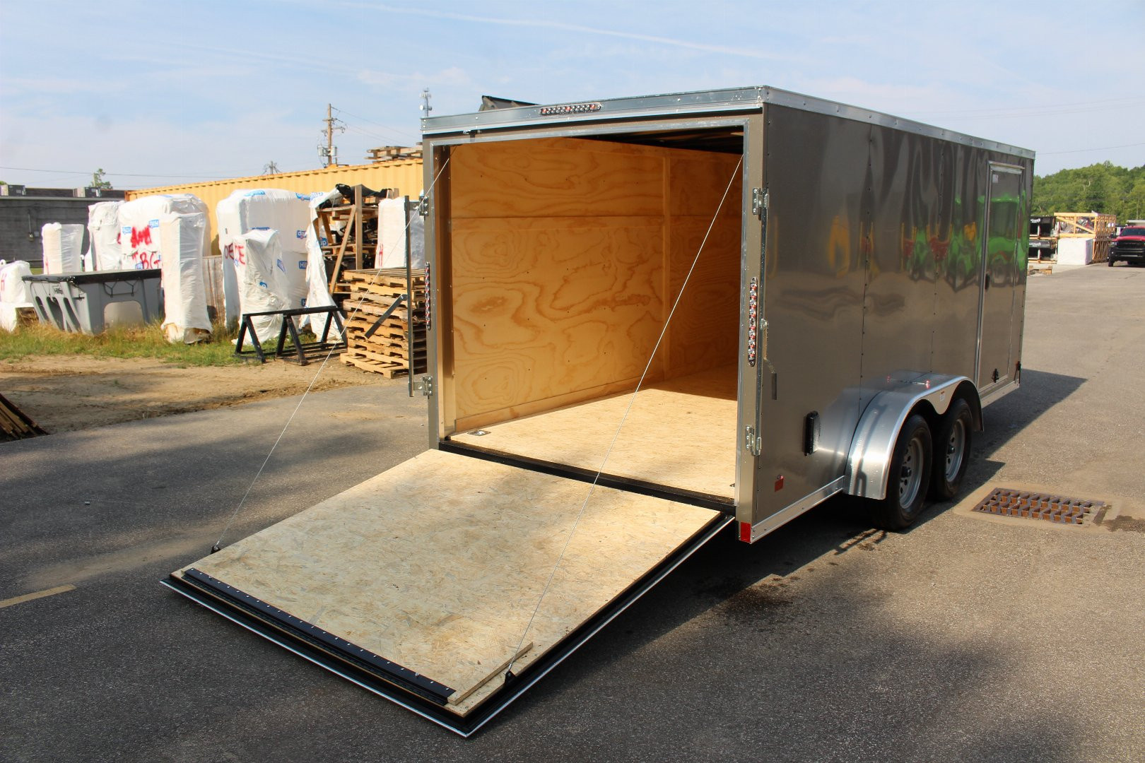 New 2026 Darkhorse Cargo DHW 7' x 16' Enclosed Trailer - Rear Ramp Door - 6' Interior Height - 7000# GVW