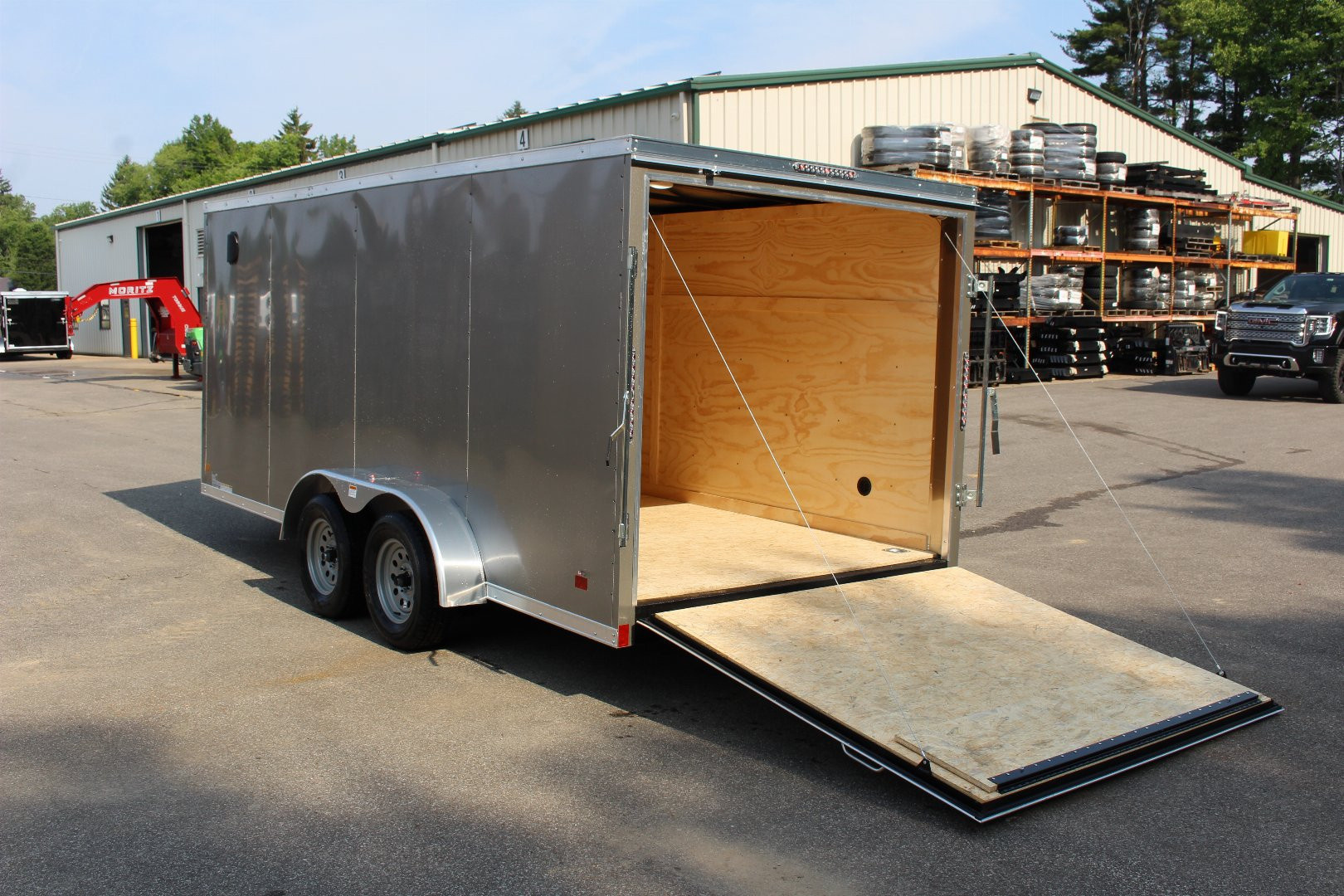 New 2026 Darkhorse Cargo DHW 7' x 16' Enclosed Trailer - Rear Ramp Door - 6' Interior Height - 7000# GVW