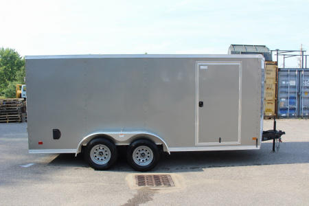 New 2026 Darkhorse Cargo DHW 7' x 16' Enclosed Trailer - Rear Ramp Door - 6' Interior Height - 7000# GVW