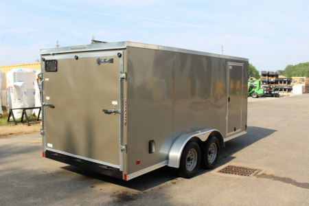 New 2026 Darkhorse Cargo DHW 7' x 16' Enclosed Trailer - Rear Ramp Door - 6' Interior Height - 7000# GVW