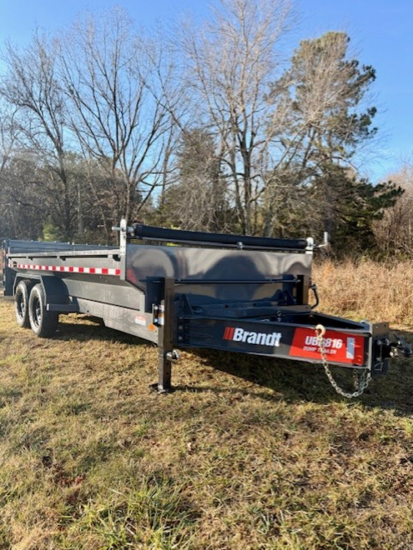 New 2026 Brandt 16FT UBD816 Dump Trailer 16k