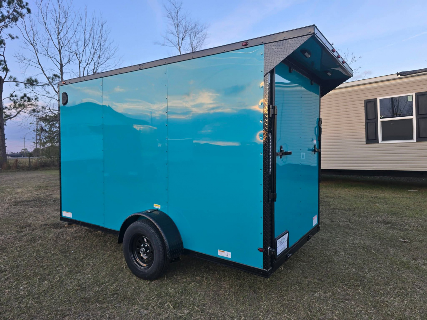 New 2026 Other 6x12 SA South River Cargo / Enclosed Trailer Blackout Package with Rear Spoiler with Lights