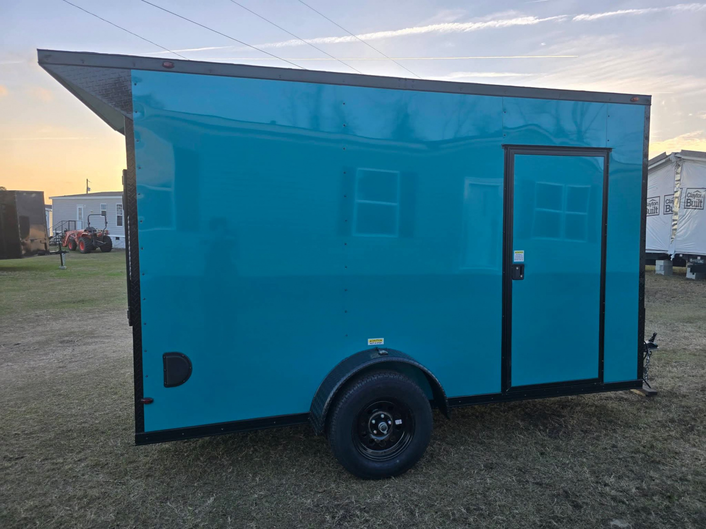 New 2026 Other 6x12 SA South River Cargo / Enclosed Trailer Blackout Package with Rear Spoiler with Lights