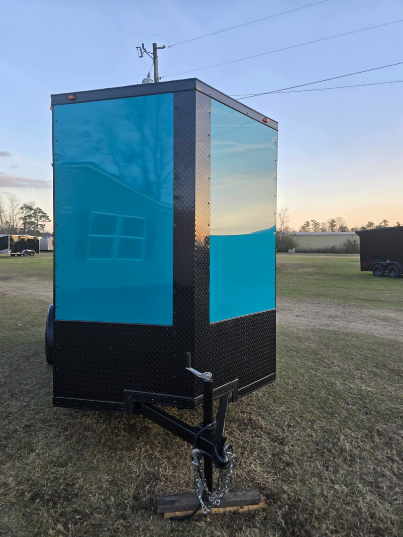 New 2026 Other 6x12 SA South River Cargo / Enclosed Trailer Blackout Package with Rear Spoiler with Lights