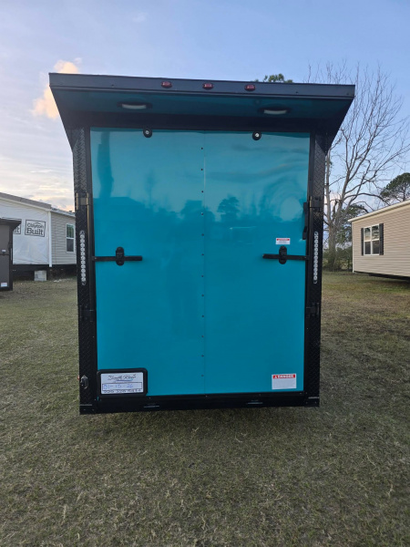 New 2026 Other 6x12 SA South River Cargo / Enclosed Trailer Blackout Package with Rear Spoiler with Lights