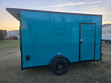 New 2026 Other 6x12 SA South River Cargo / Enclosed Trailer Blackout Package with Rear Spoiler with Lights
