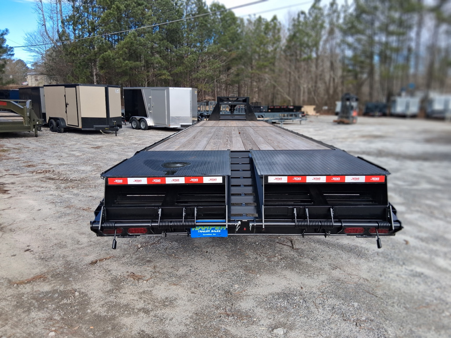 New 2026 DELUXE 30+5 20K GOOSENECK DECKOVER EQUIPMENT HAULER WITH MEGA RAMPS