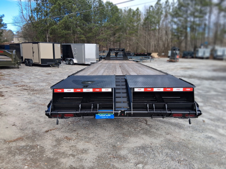 New 2026 DELUXE 30+5 20K GOOSENECK DECKOVER EQUIPMENT HAULER WITH MEGA RAMPS
