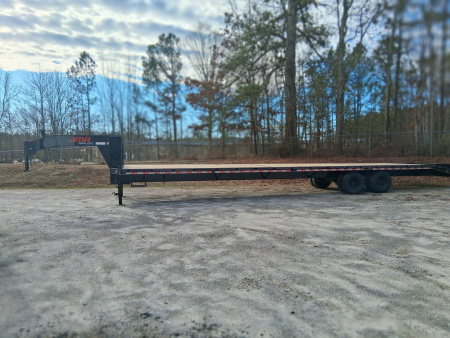 New 2026 DELUXE 30+5 20K GOOSENECK DECKOVER EQUIPMENT HAULER WITH MEGA RAMPS