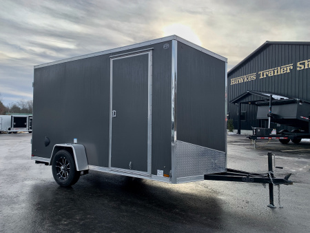New 2026 US Cargo 6X12 + 2ft V nose/ Ramp Door / 6'6" interior/Polycore/ Ext. Tongue - 2990gvw