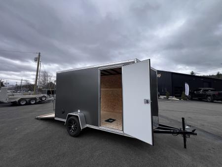 New 2026 US Cargo 6X12 + 2ft V nose/ Ramp Door / 6'6  interior/Polycore/ Ext. Tongue - 2990gvw