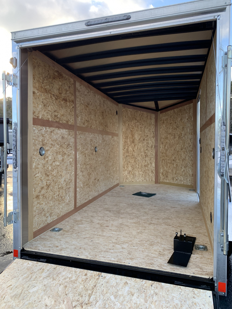 New 2026 US Cargo 6X12 + 2ft V nose/ Ramp Door / 6'6" interior/Polycore/ Ext. Tongue - 2990gvw