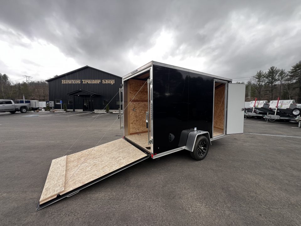 New 2026 US Cargo 6X12 + 2ft V nose/ Ramp Door / 6'6" interior/Polycore/ Ext. Tongue - 2990gvw
