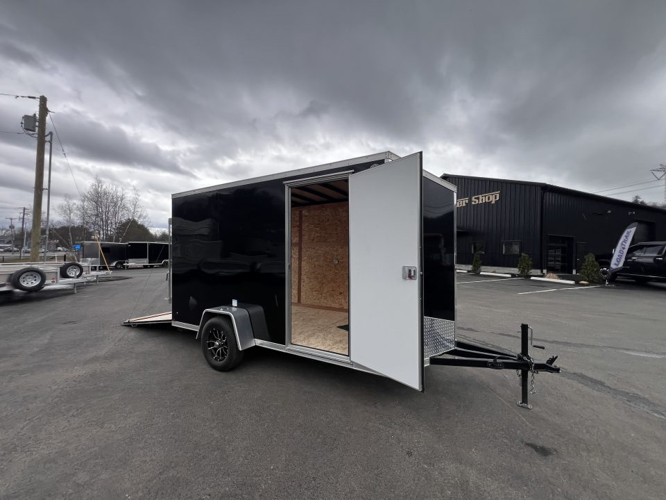 New 2026 US Cargo 6X12 + 2ft V nose/ Ramp Door / 6'6" interior/Polycore/ Ext. Tongue - 2990gvw