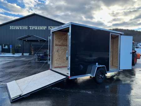 New 2026 US Cargo 6X12 + 2ft V nose/ Ramp Door / 6'6" interior/Polycore/ Ext. Tongue - 2990gvw