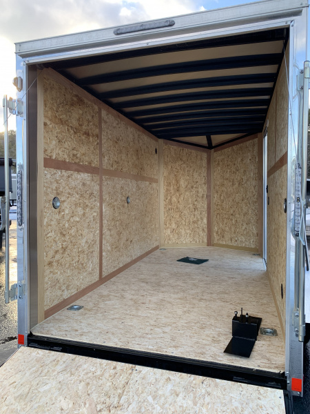 New 2026 US Cargo 6X12 + 2ft V nose/ Ramp Door / 6'6" interior/Polycore/ Ext. Tongue - 2990gvw