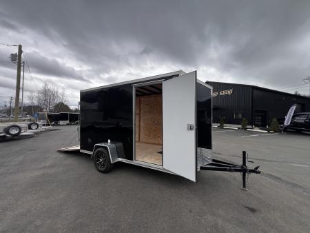 New 2026 US Cargo 6X12 + 2ft V nose/ Ramp Door / 6'6" interior/Polycore/ Ext. Tongue - 2990gvw