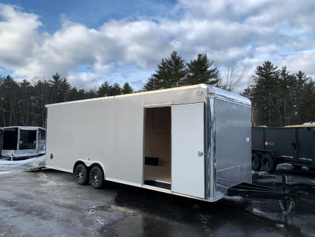 New 2026 US Cargo 8.5x24 Flat Front w/ Cast Corners / 7'6 interior height/ Polycore/ Ext tongue - 9990GVW