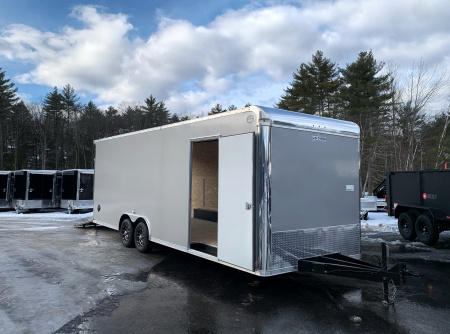 New 2026 US Cargo 8.5x24 Flat Front w/ Cast Corners / 7'6 interior height/ Polycore/ Ext tongue - 9990GVW