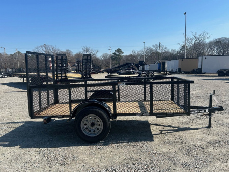 New 2025 TEXAS BRAGG TRAILERS 5x10LD w/ 2ft Expanded Sides & Gate Utility Trailer