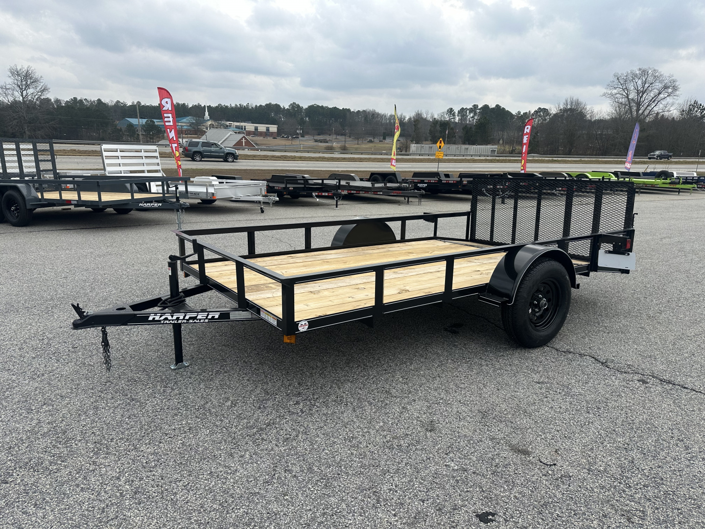 New 2026 CUSTOM 76X12 SINGLE AXLE UTILITY TRAILER WITH DOVETAIL