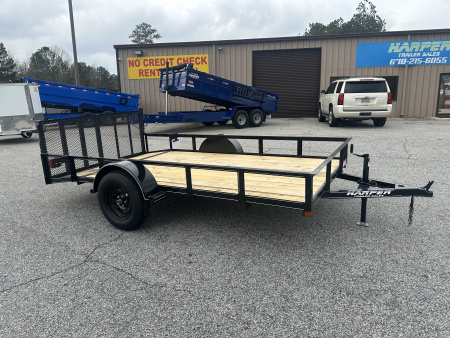 New 2026 CUSTOM 76X12 SINGLE AXLE UTILITY TRAILER WITH DOVETAIL