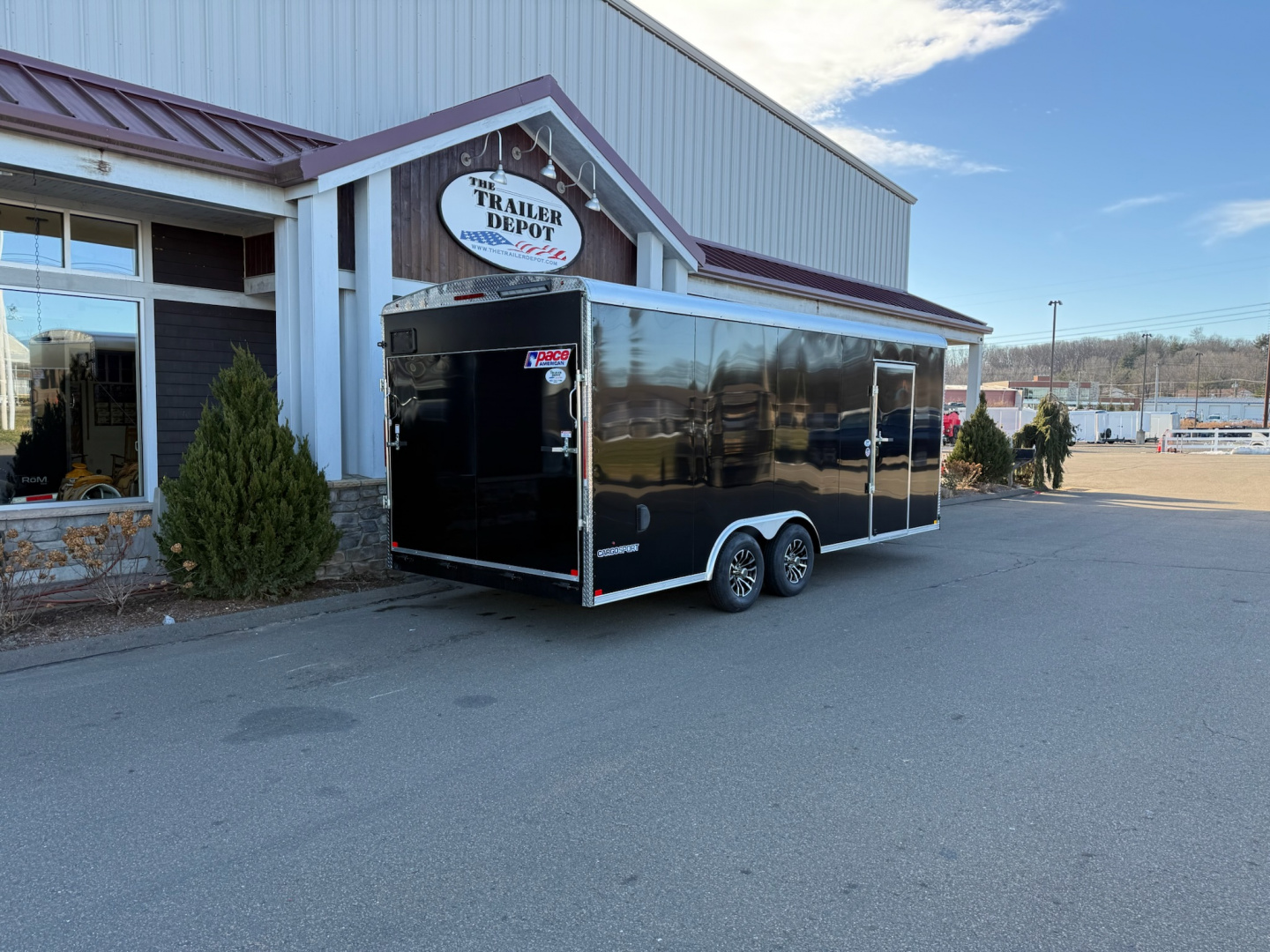 New Pace American 8'6" x 20' Enclosed Landscape Trailer 9.9K