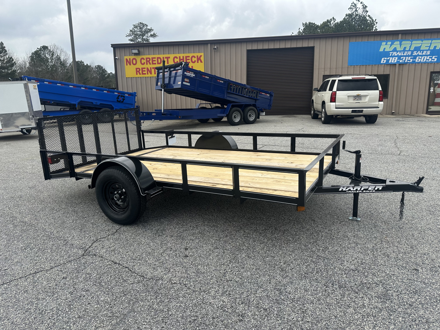 New 2026 CUSTOM 76X12 SINGLE AXLE UTILITY TRAILER WITH DOVETAIL