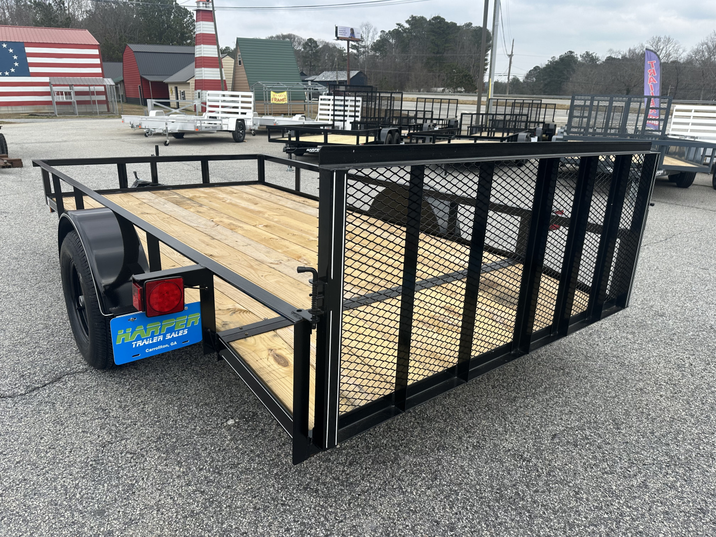 New 2026 CUSTOM 76X12 SINGLE AXLE UTILITY TRAILER WITH DOVETAIL