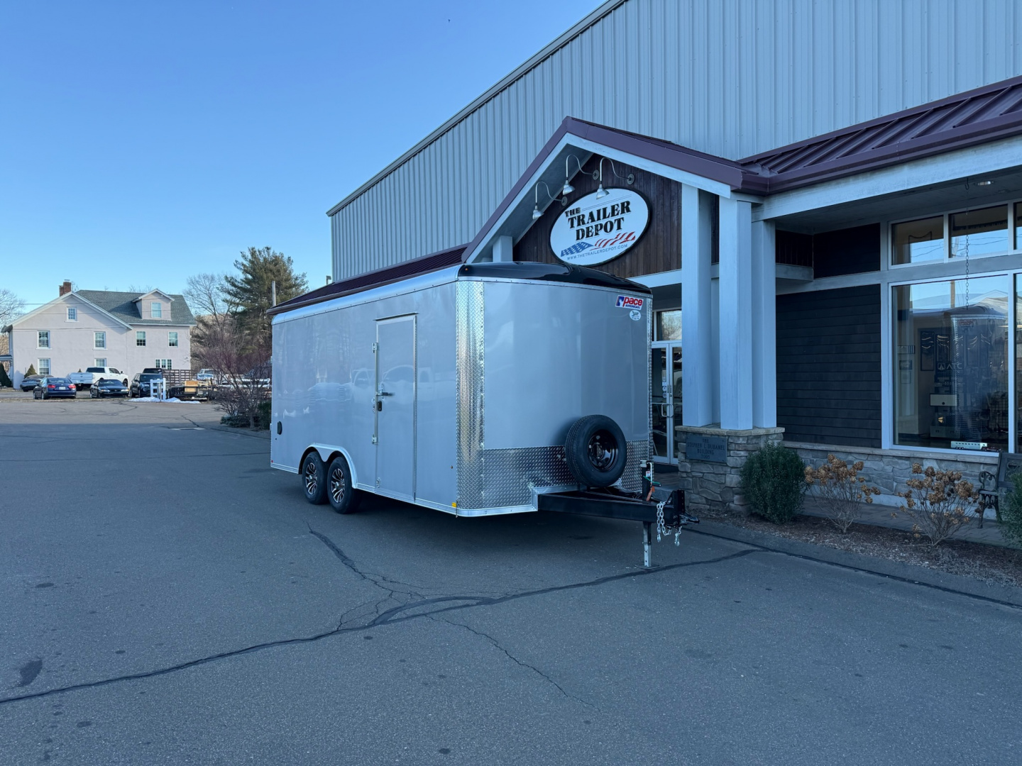 New Pace American 8'6" x 18' Enclosed Landscape Trailer 9.9K