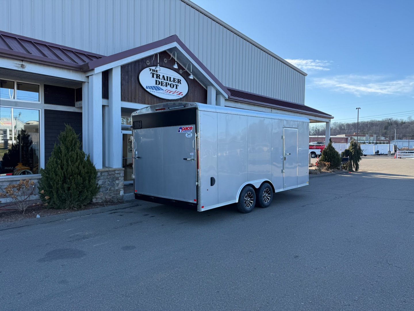 New Pace American 8'6" x 18' Enclosed Landscape Trailer 9.9K