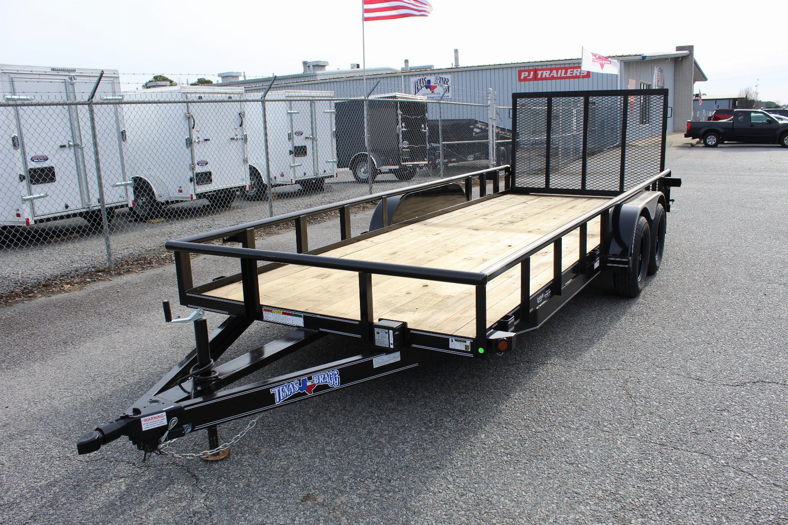 New 2026 Texas Bragg Trailers 18P w/ Gate Utility Trailer