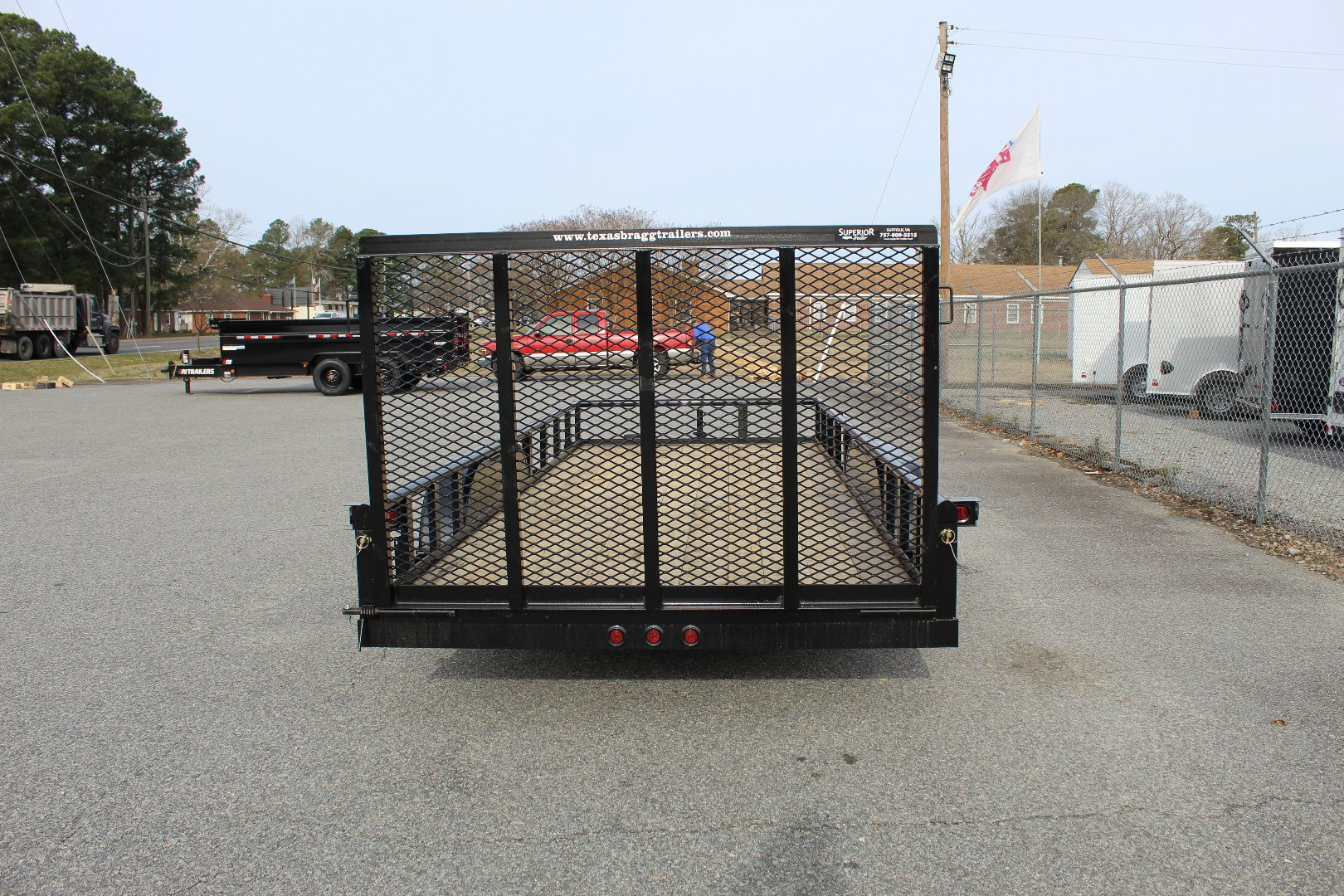New 2026 Texas Bragg Trailers 18P w/ Gate Utility Trailer
