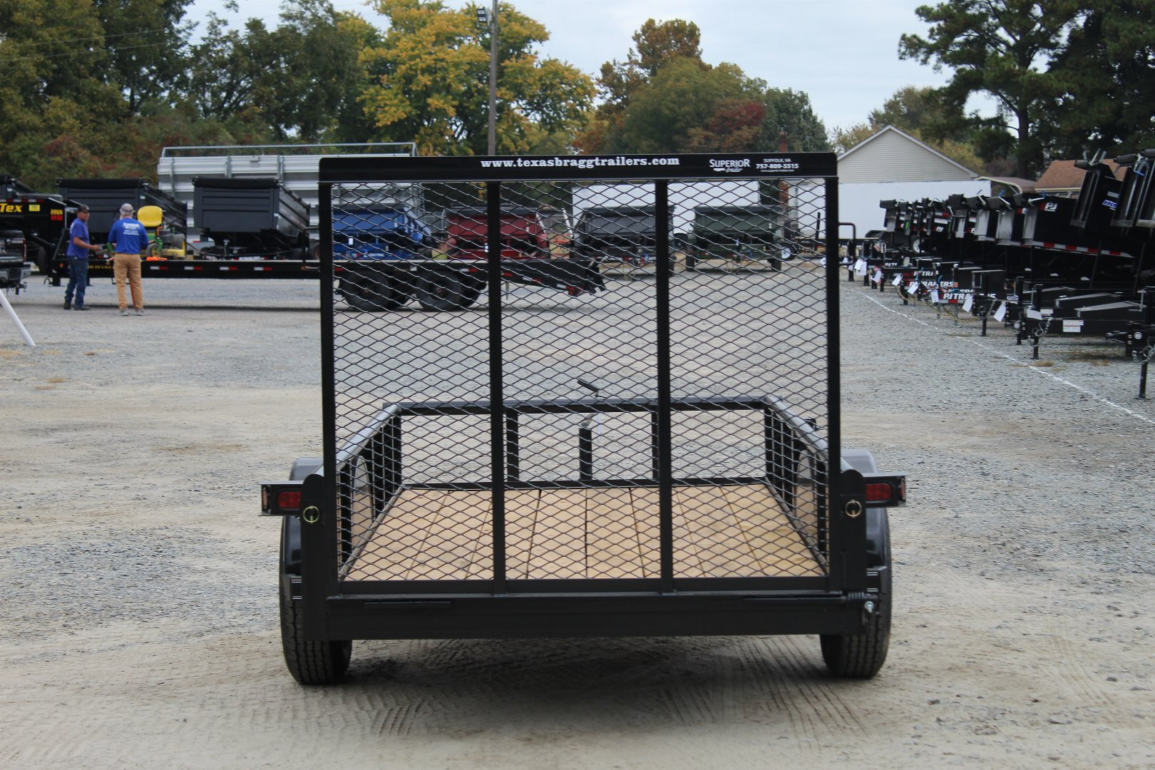 New 2026 Texas Bragg Trailers 5X10P w/ Gate Utility Trailer