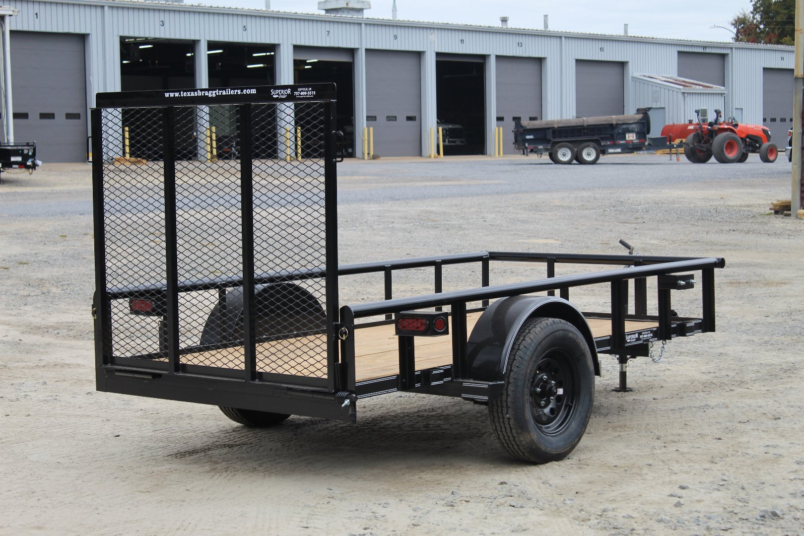 New 2026 Texas Bragg Trailers 5X10P w/ Gate Utility Trailer