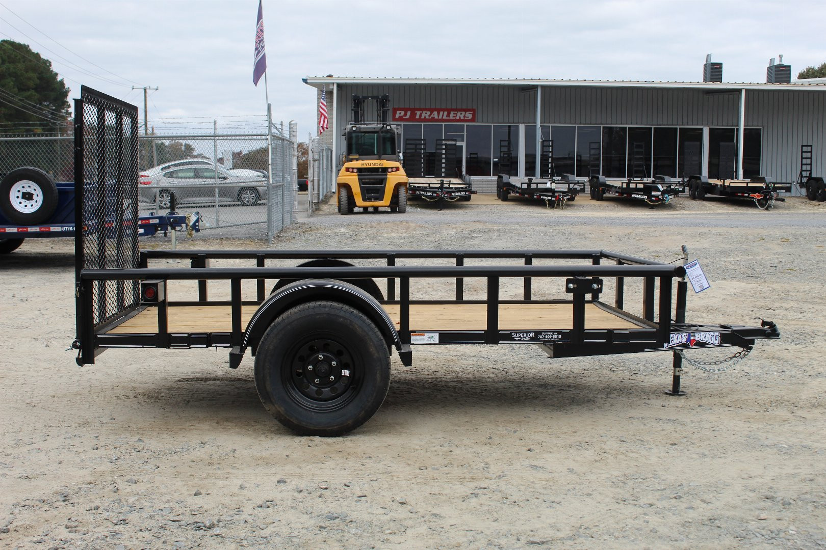 New 2026 Texas Bragg Trailers 5X10P w/ Gate Utility Trailer