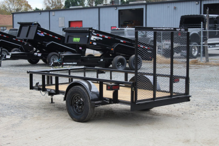 New 2026 Texas Bragg Trailers 5X10P w/ Gate Utility Trailer