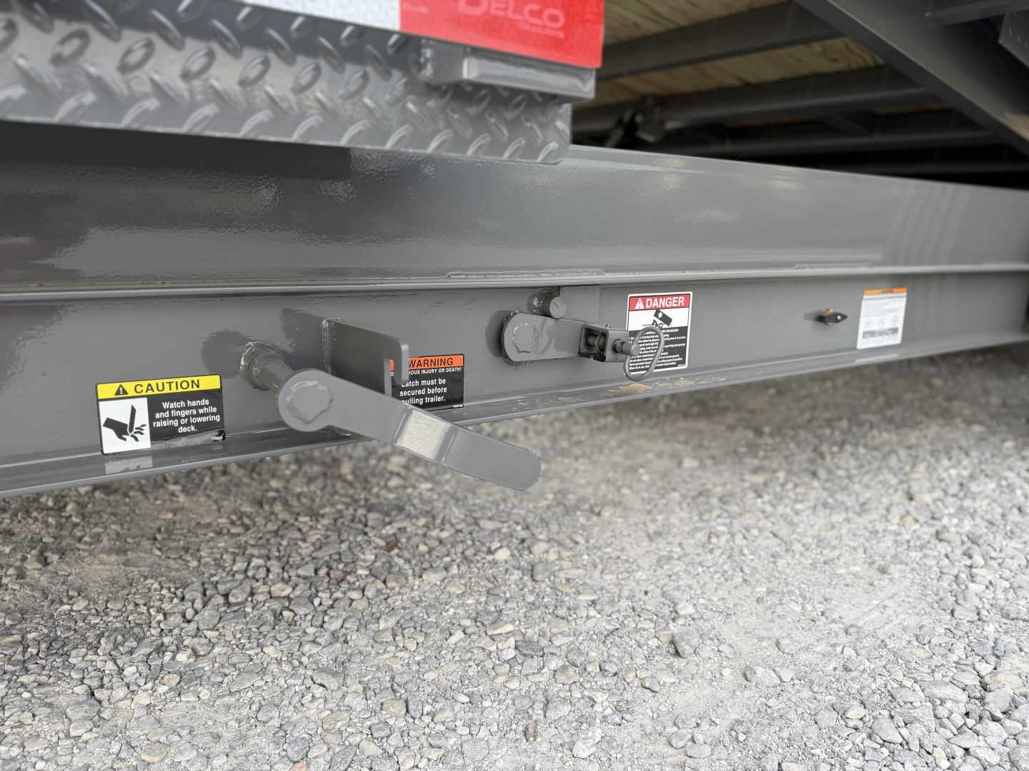 New Delco Trailers DELCO 18K TILT 102"X22" DRIVE OVER FENDERS Tilt Trailer