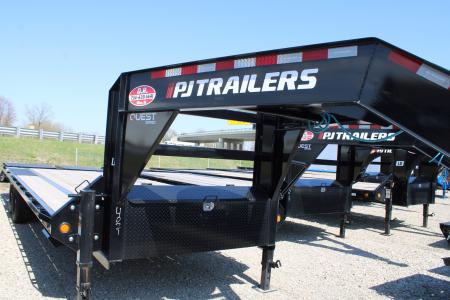 New 2026 PJ Trailers 25' MR GN 15K GVWR STOCK ID 51395 Equipment Trailer