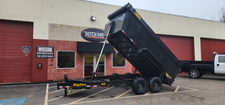 New 7 x 14 Big Tex Low Pro 14TD 4' High Sides Telescopic Dump Trailer 15.4K****7 Gauge Floor