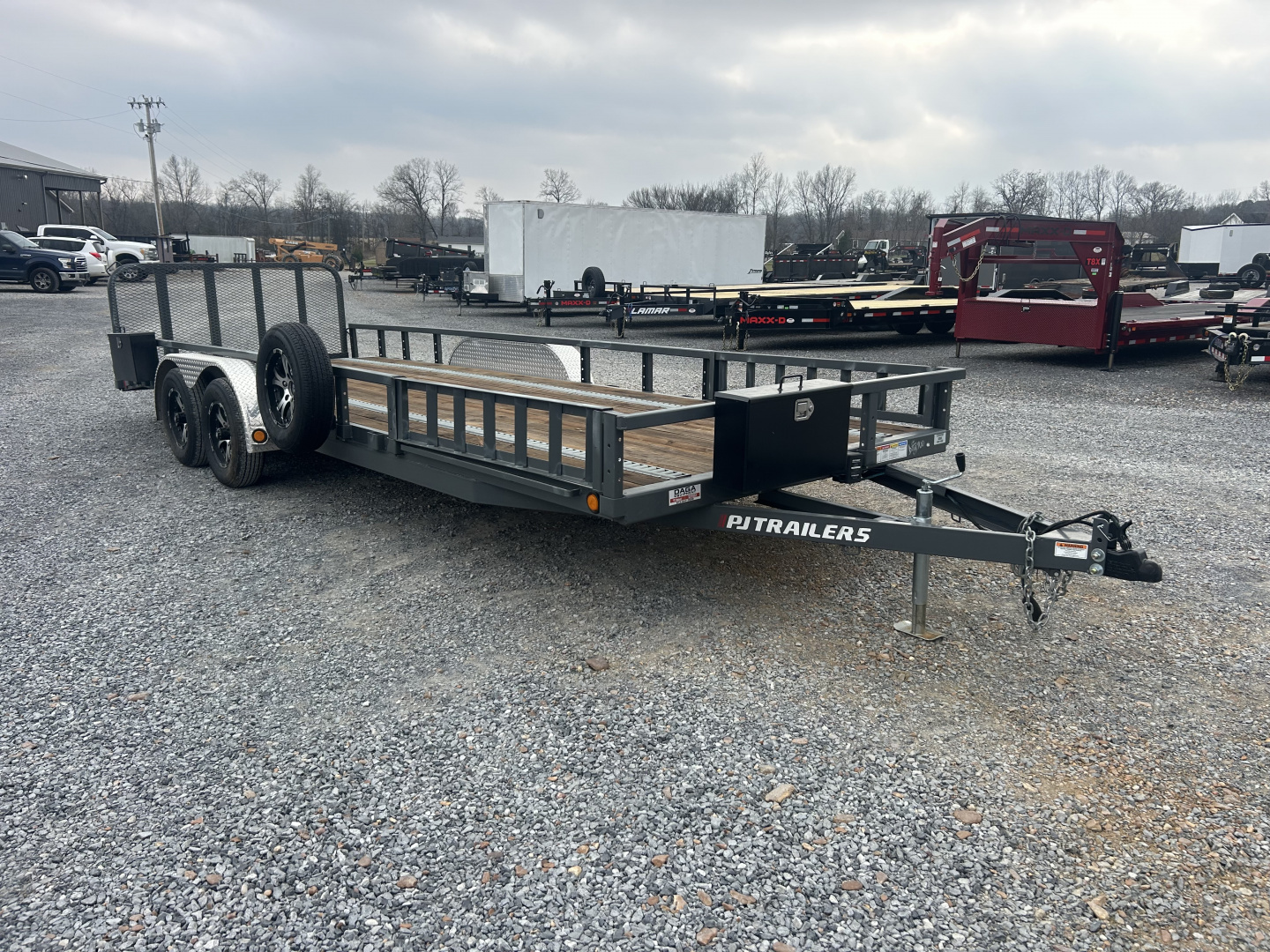 Used 2024 PJ Trailers 83"x22' 7k Utility Trailer