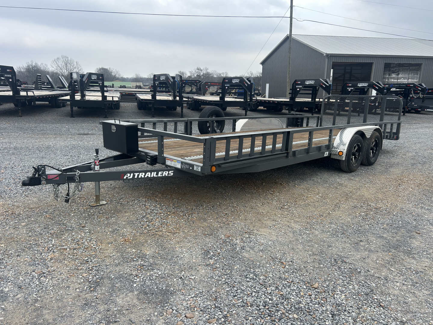 Used 2024 PJ Trailers 83"x22' 7k Utility Trailer
