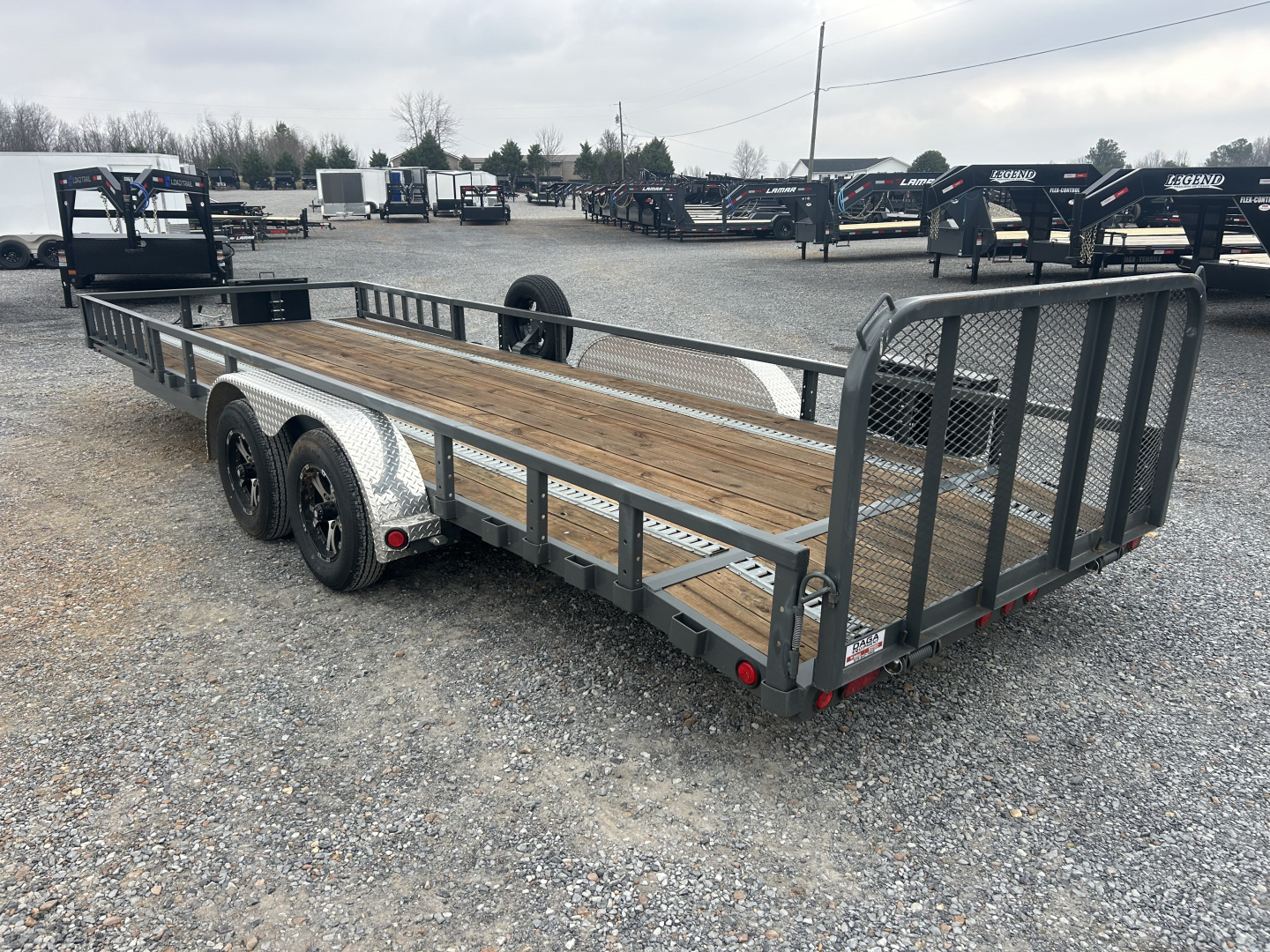 Used 2024 PJ Trailers 83"x22' 7k Utility Trailer