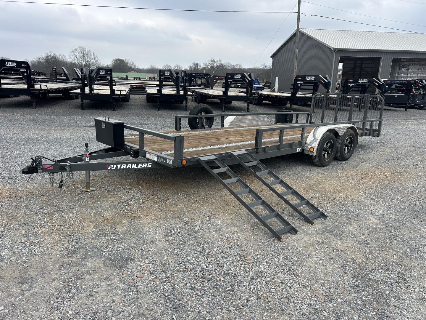 Used 2024 PJ Trailers 83"x22' 7k Utility Trailer