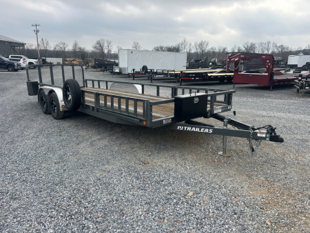 Used 2024 PJ Trailers 83"x22' 7k Utility Trailer