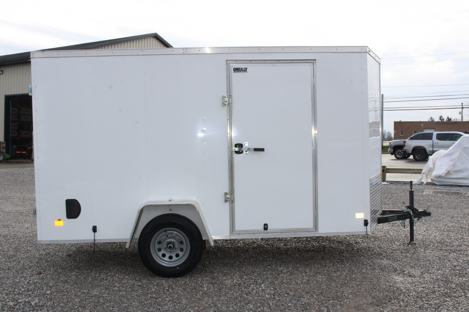 New 2026 Darkhorse Cargo 6' x 12' Enclosed Trailer - Double Rear Doors - 6.5' Interior Height - 2990# GVW