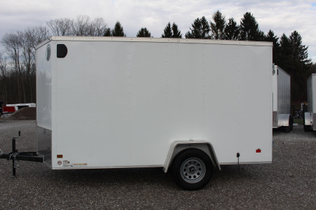 New 2026 Darkhorse Cargo 6' x 12' Enclosed Trailer - Double Rear Doors - 6.5' Interior Height - 2990# GVW